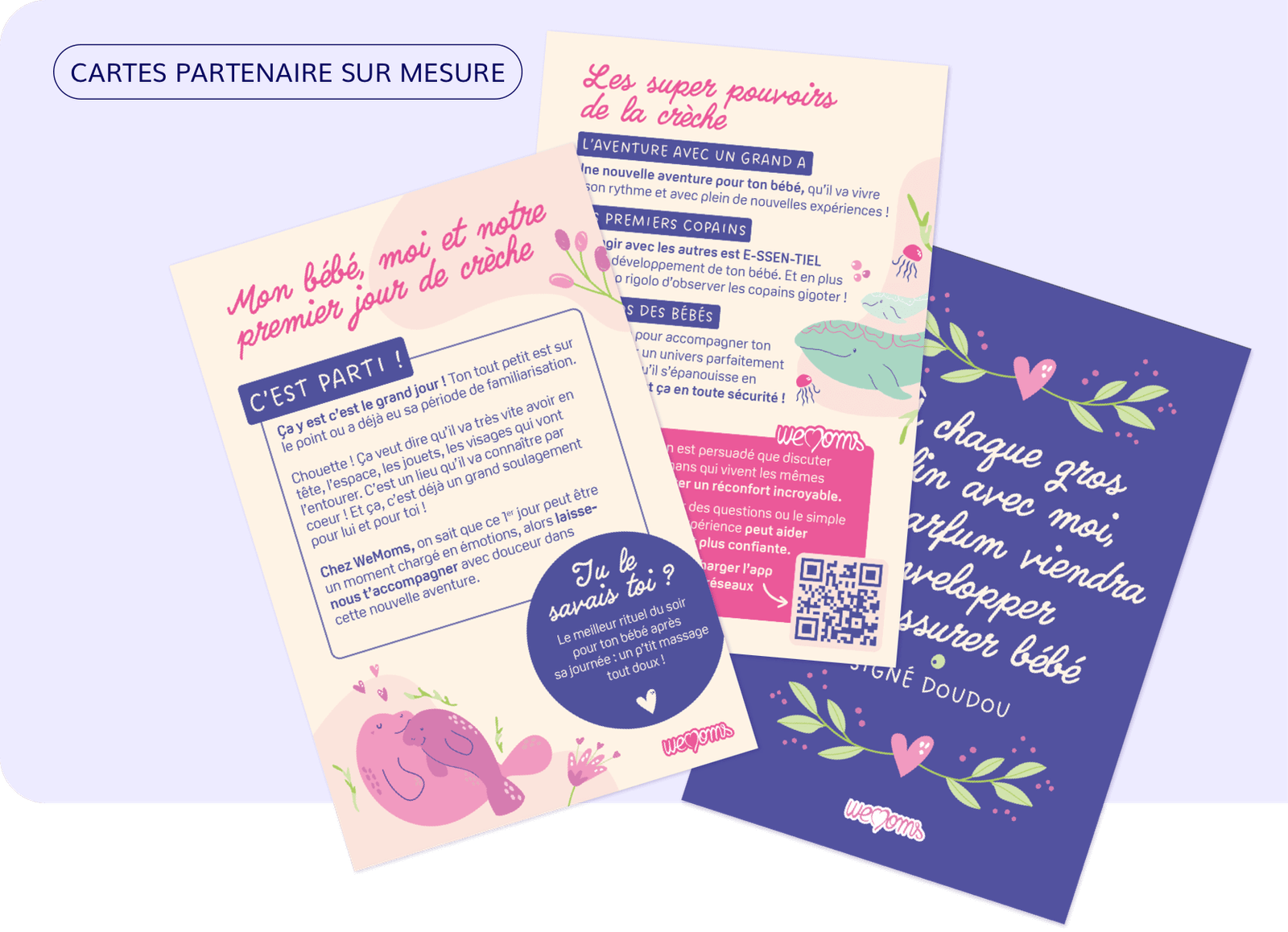 Cartes partenaire sur mesure